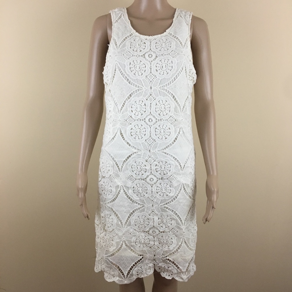 🌸 Japna New Medium Lace Lined Dress Sleeveless